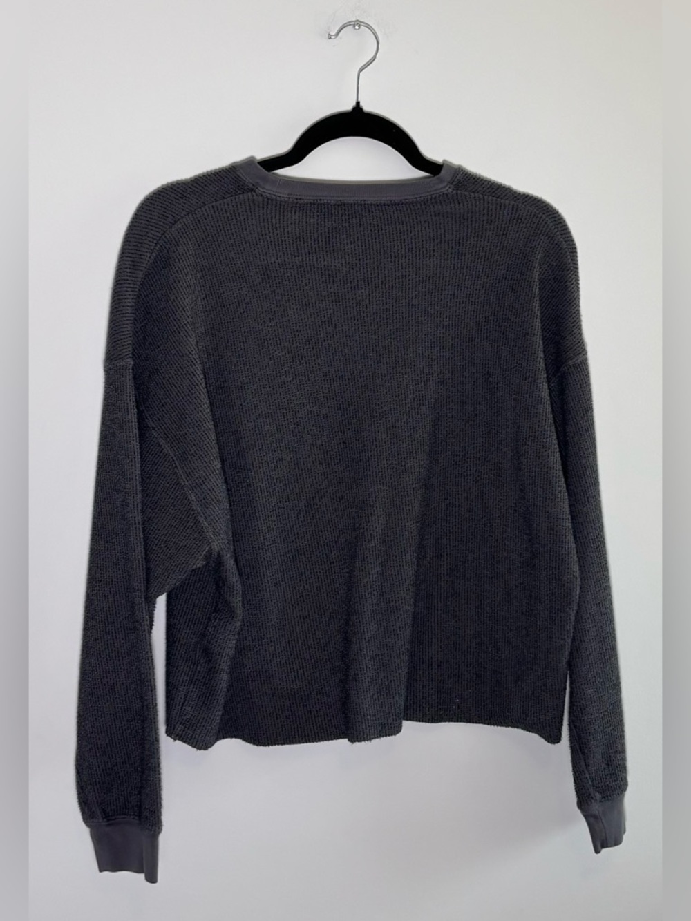 Nike Corded Crewneck Sweatshirt – Charcoal Collegiate “G” Logo Size Medium - Picture 2 of 5